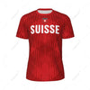 Sports Mesh T-shirt Switzerland Swiss Flag For Running Bike Soccer Tennis Football Fitness Tees 3D Printed