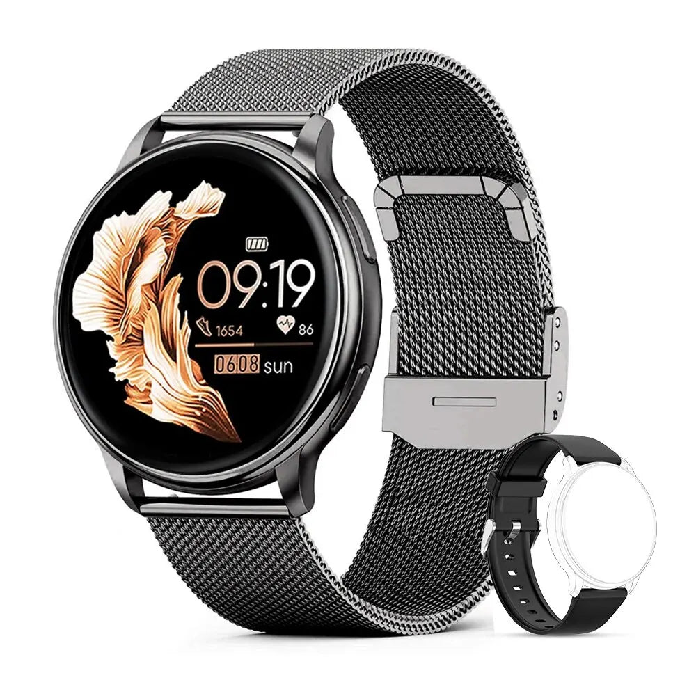 White Smoke MEVADEN Bluetooth Call Smart Watch Women Custom Dial Watches Men Sport Fitness Tracker Heart Rate Smartwatch For Android IOS Y22