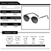White Smoke Fashion Myopia Sunglasses Round Style Male Sunglasses Female Driver's Ultraviolet-proof UV400 Sun Glasses Diopter Myopia Goggles