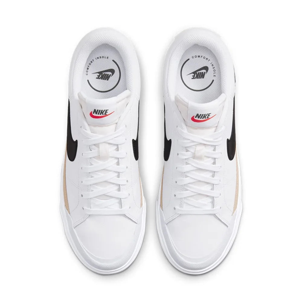 Nike Court Legacy Lit Leather Low-Top Tennis Skateboarding Shoes streetwear fashion product image 3