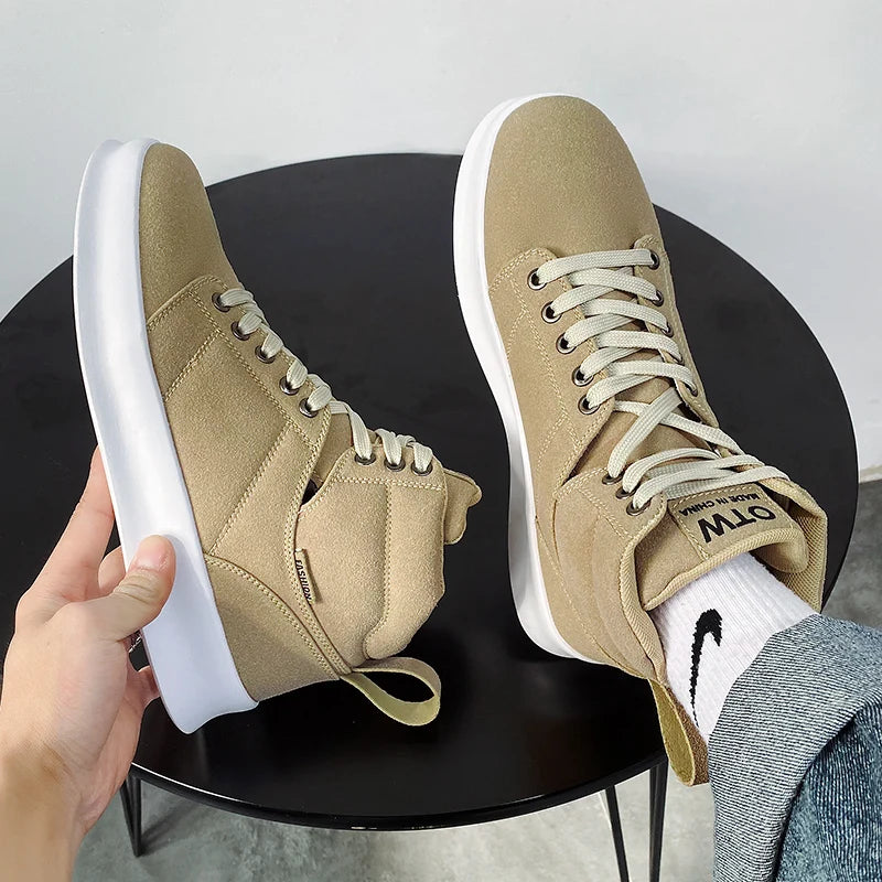 High Top Streetwear Sneakers – Lightweight Chunky Sole Casual Shoes, Comfortable Urban Trainers streetwear fashion product image 8