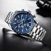 Black Men Watch BENYAR Top Brand Luxury Full Steel Business Quartz Watch Men Casual Waterproof Sports Watches Clock Relogio Masculino