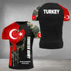 Turkey National Team Jersey - Athletic Tee with Crescent Star & Flag Patches, Ideal for Sports Fans & Patriotic Streetwear