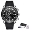 White Smoke Men Watch BENYAR Top Brand Luxury Full Steel Business Quartz Watch Men Casual Waterproof Sports Watches Clock Relogio Masculino
