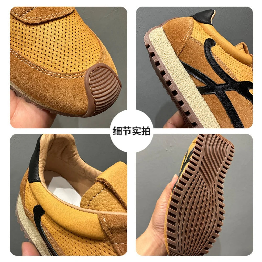 Retro Sneakers – Breathable Casual Shoes, Vintage Style