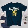 Unisex Men Scotland Rampant Lion Tshirt Tees T Shirts Women Boys 100% Cotton T-Shirt
