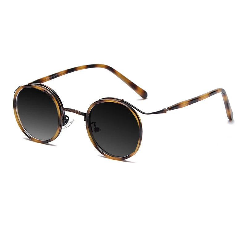 White Smoke Fashion Myopia Sunglasses Round Style Male Sunglasses Female Driver's Ultraviolet-proof UV400 Sun Glasses Diopter Myopia Goggles