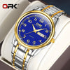 White Smoke OPK 8110 Ladies Watch Classic Simple Brand Quartz Watch Stainless Steel Strap Watch For Women Waterproof Luminous Day-Date Watch