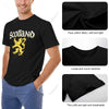 Unisex Men Scotland Rampant Lion Tshirt Tees T Shirts Women Boys 100% Cotton T-Shirt