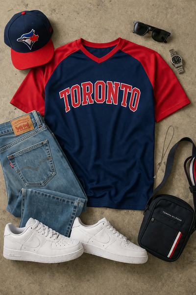 Toronto Baseball T Shirt Blue 