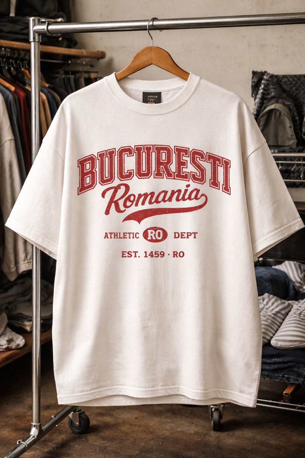 Tricou Bucuresti Romania Vintage Athletic