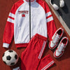 Turkey Football Team Retro Jacket for Women and Men – 90s Vintage Red White Soccer Streetwear Zip Up Coat