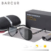 White Smoke BARCUR Polarized Mens Sunglasses Pilot Sun Glasses for Men accessories Driving Fishing Hiking Eyewear Oculos Gafas De Sol