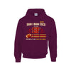 Dark Slate Gray San Francisco football Hoodie  |Gildan 18500  athletic aesthetics