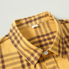 Antique White Color-Woven Long-Sleeve Shirt