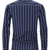 White Smoke Men'S Long-Sleeve Striped Woven Dress Shirt Made of Pure