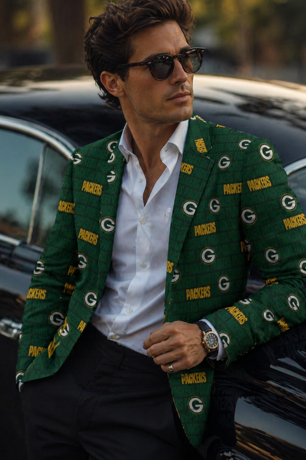 Green Bay Football Blazer Green Game Day Jacket