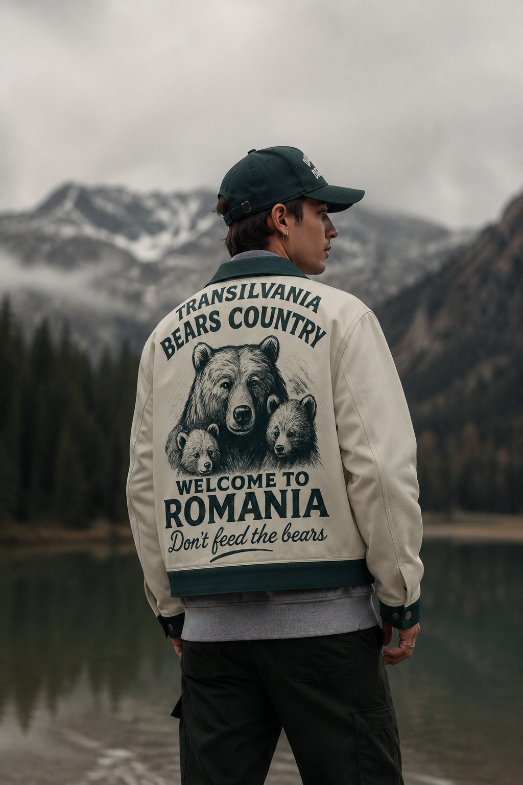 Transilvania Bears Country Jacket – Romania Mountain Nature Vintage Style streetwear fashion product image 5