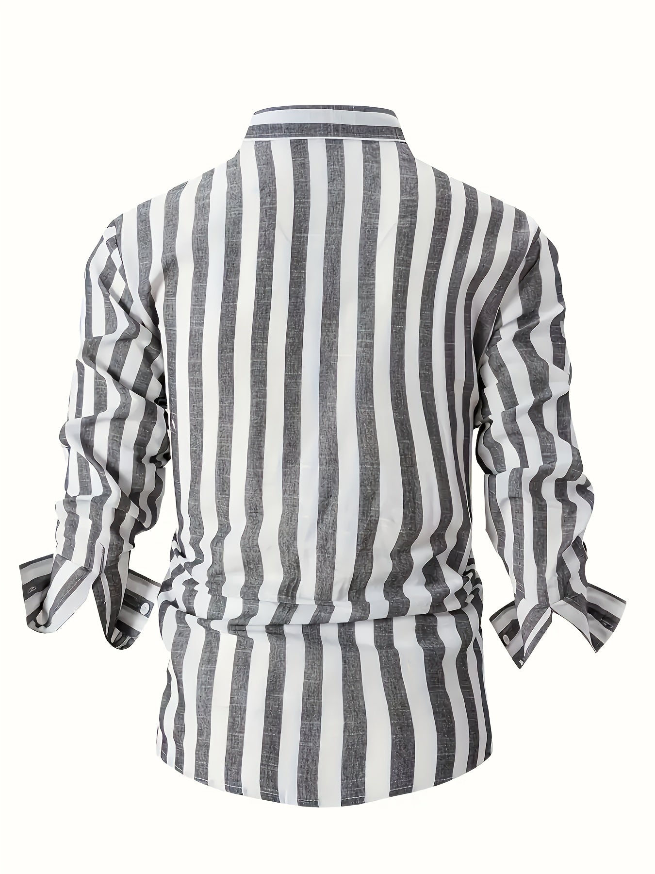 White Smoke A Classic Long-Sleeve Shirt for Men Featuring a Button-Up Style, Perfect for Both Formal And Casual Occasions Such As Business Meetings, Weddings, Vacations, And Everyday Wear. This Multifunctional Garment Makes an Excellent
