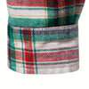 White Smoke Men's Business Casual Long Sleeve Shirt, Plaid Shirt for Men