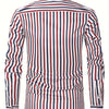 White Smoke Striped Business Shirt