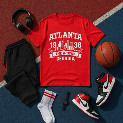 Atlanta 1936 The A‑Town Georgia Skyline T‑Shirt
