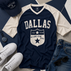 Dallas Texas Lone Star State V-Neck Short Sleeve T-Shirt