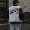 Kansas City MO Varsity Jacket – Retro Streetwear Baseball Style Jacket for Men and Women