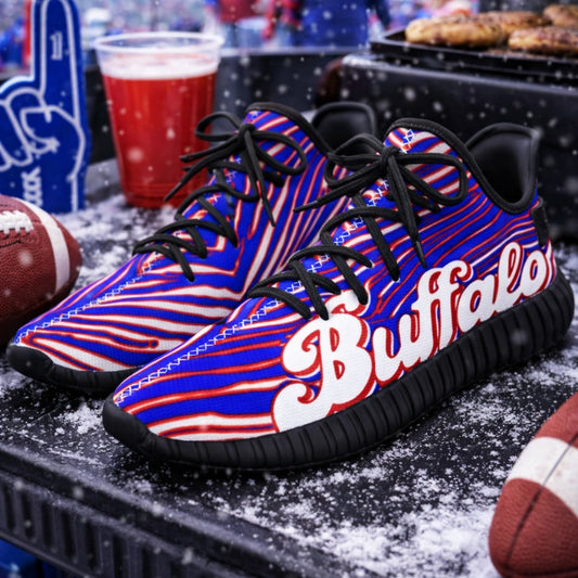Buffalo football zebra Coconut Shoes