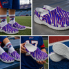 Buffalo Bills Zubaz Children's Hole Shoes – Red Blue White Zebra Game Day Style
