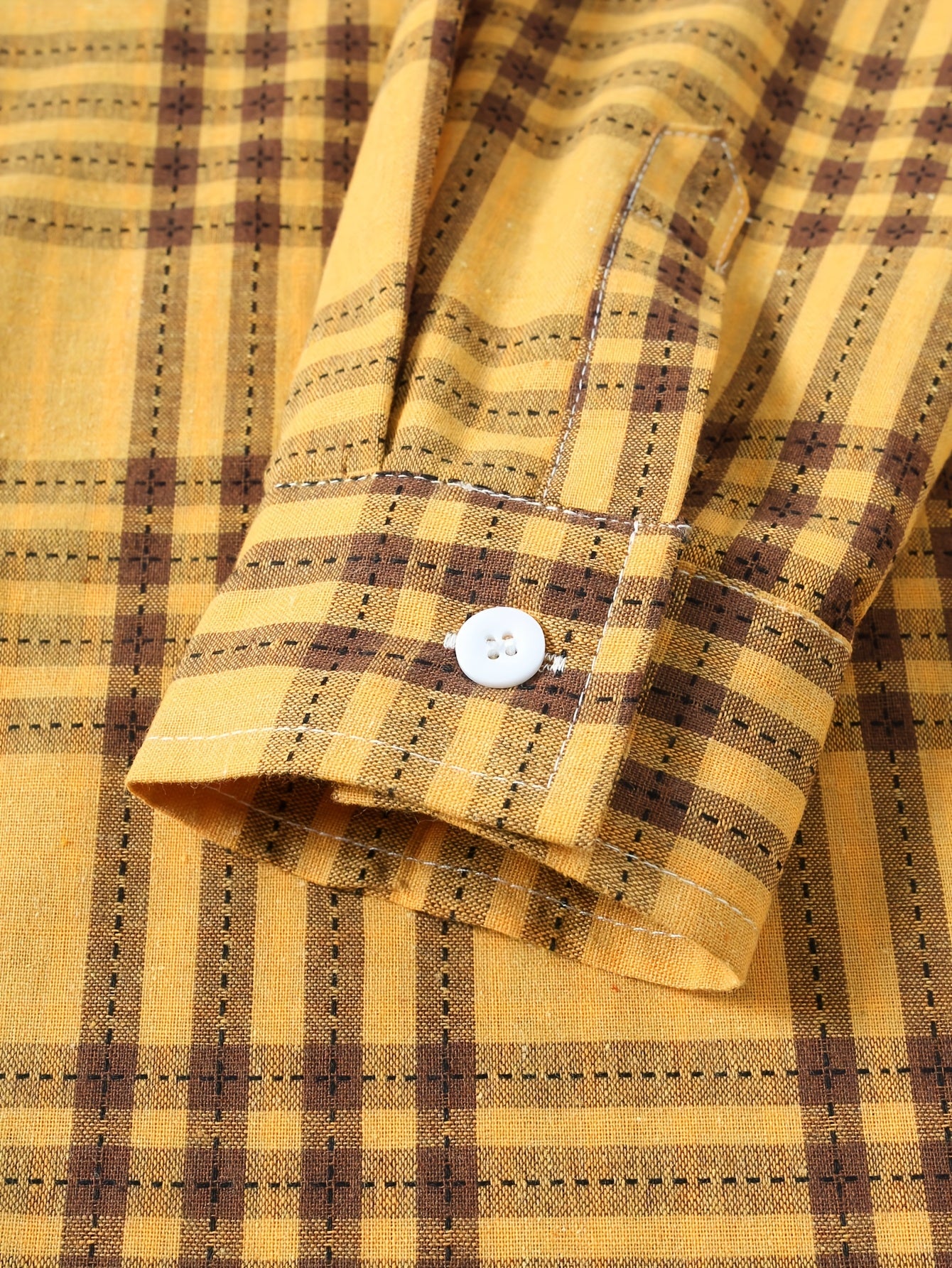 Color-Woven Long-Sleeve Shirt