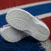Buffalo Bills Zubaz Children's Hole Shoes – Red Blue White Zebra Game Day Style
