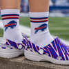 Buffalo Bills Zubaz Children's Hole Shoes – Red Blue White Zebra Game Day Style