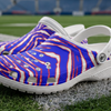 Buffalo Bills Zubaz Men's Classic Clogs – Red Blue White Zebra Game Day Style