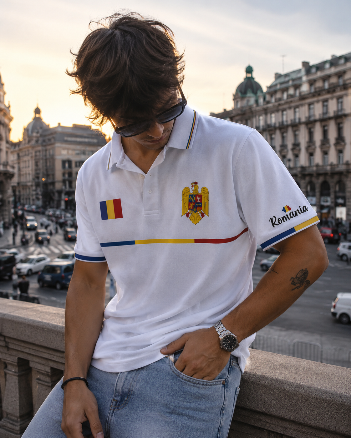Romania Polo Shirt – Elegant European Style streetwear fashion product image 3