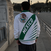 Chaqueta México Verde y Blanca Estilo Streetwear Retro