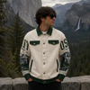 Yosemite National Park Mountain Landscape Jacket – Vintage Outdoor Adventure Streetwear Coat for Men &amp; Women