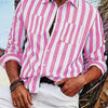 Light Gray A Classic Long-Sleeve Shirt for Men Featuring a Button-Up Style, Perfect for Both Formal And Casual Occasions Such As Business Meetings, Weddings, Vacations, And Everyday Wear. This Multifunctional Garment Makes an Excellent