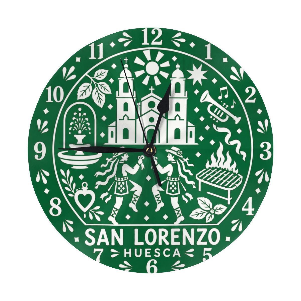 Reloj de Pared San Lorenzo Huesca streetwear fashion product image 1