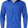 White Smoke Men's Long-sleeve Shirt with Classic Cut Green Striped Business Shirt, Suitable for Men - Adults - Unisex - - Couples - Casual - Outdoor - Streetwear - Youth = Versatile for Business Casual, Machine Washable, Year-round Wear