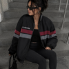 Alabama Roll Tide Black Bomber Jacket Retro Game Day Streetwear Jacket