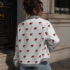 Alabama Crimson Tide White Elephant Print Jacket – Trendy Game Day Streetwear for Men and Women