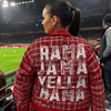 Alabama Crimson Tide Plaid Game Day Jacket – Vintage Crimson Football Streetwear for Women