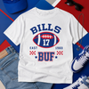 Buffalo Buf Football Tee – Retro #17  Fan Shirt