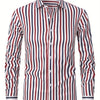 White Smoke Striped Business Shirt