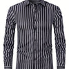 White Smoke Striped Business Shirt