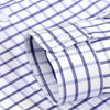 White Smoke Men'S Long-Sleeve Shirt from [Shule Water OBM] - Featuring a Striped Pattern, Suitable for Business And Casual Wear All Year Round, Machine Washable, Made from Structured Non-Stretch Fabric, with a Button- Front Closure