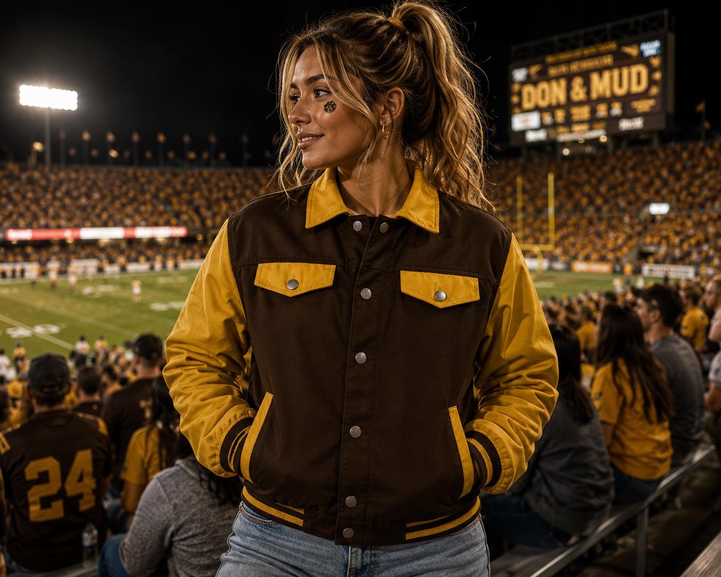 I'm Just Here For Don & Mud Unisex Collared Jacket - A tribute to San Diego Baseball