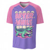 Retro Alligator Graphic T-Shirt, Purple Pink Y2K Pastel Tee