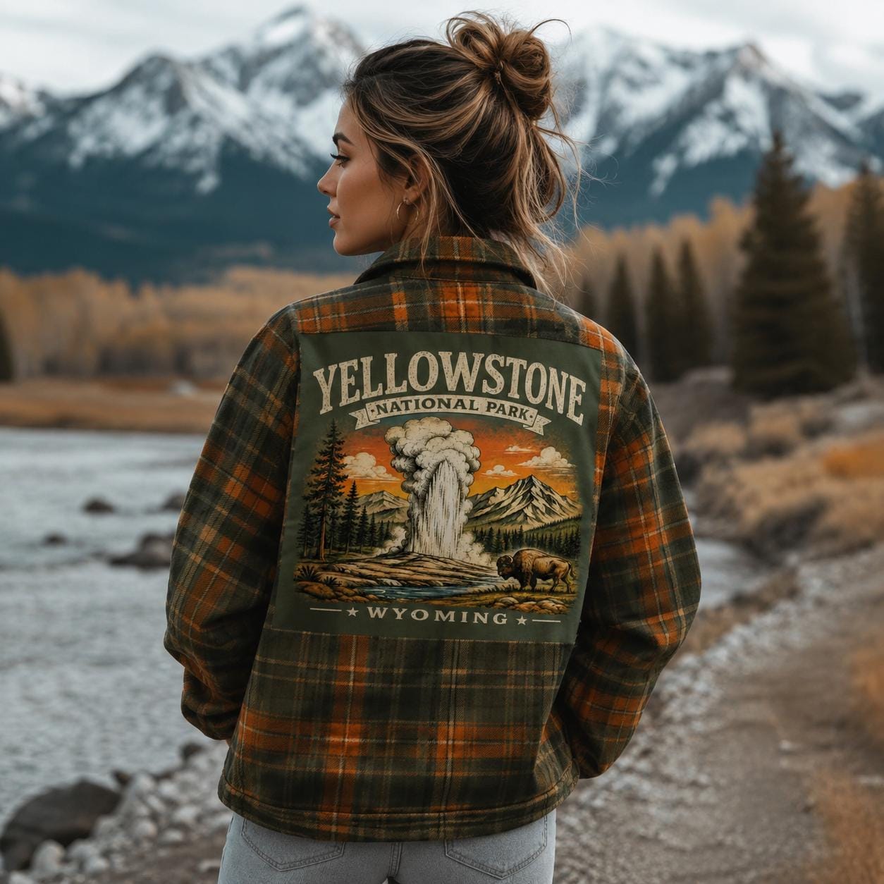 Yellowstone Plaid Shacket – Wilderness Flannel Outdoor Coat